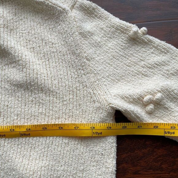 Madewell Dotted bobble Pullover Beige Sweater Cream Size S - Picture 6 of 6